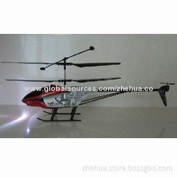 Multifunctional alloy 3.5CH RC helicopter with built-in gyro-control and battery-protection device